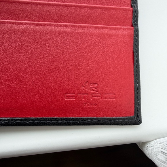 Etro Black and Red Men Wallet - Picture 3 of 8